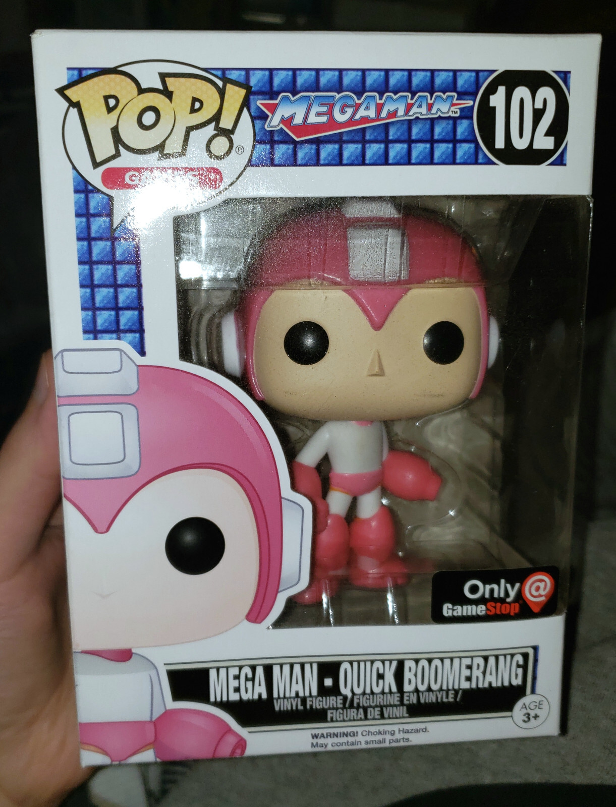 Funko Pop! Vinyl Figure - Games #102 - Mega Man (Quick Boomerang) - Gs Exclusive