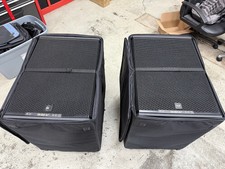 2 RCF Sub 8003-AS MK3 18 subwoofers with Cove...