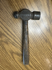 Vintage Small Ball Peen Hammer 9" Long, approximately 1 pound total - NICE 
