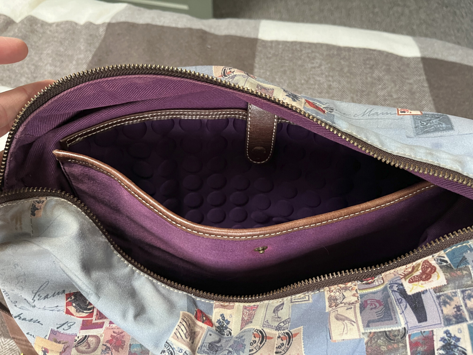 Paul Smith World Map Stamp Messenger Bag for Travel & Work image 10