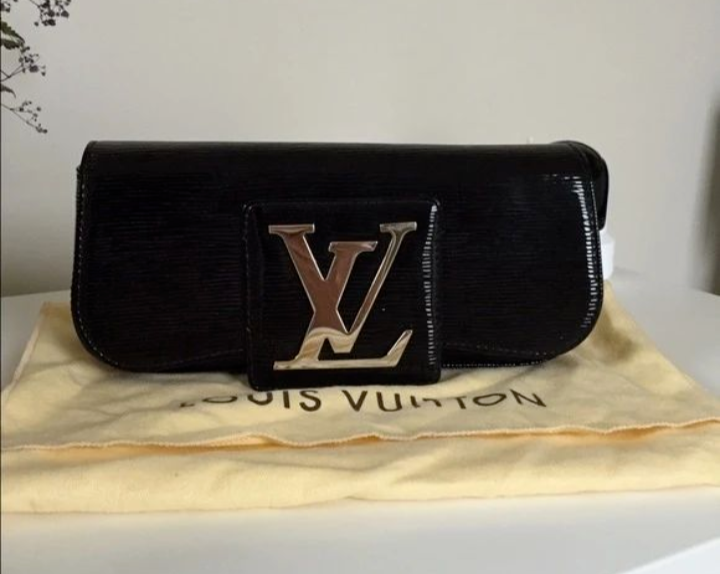 LOUIS VUITTON Black Electric Epi Leather Sobe Clutch | eBay
