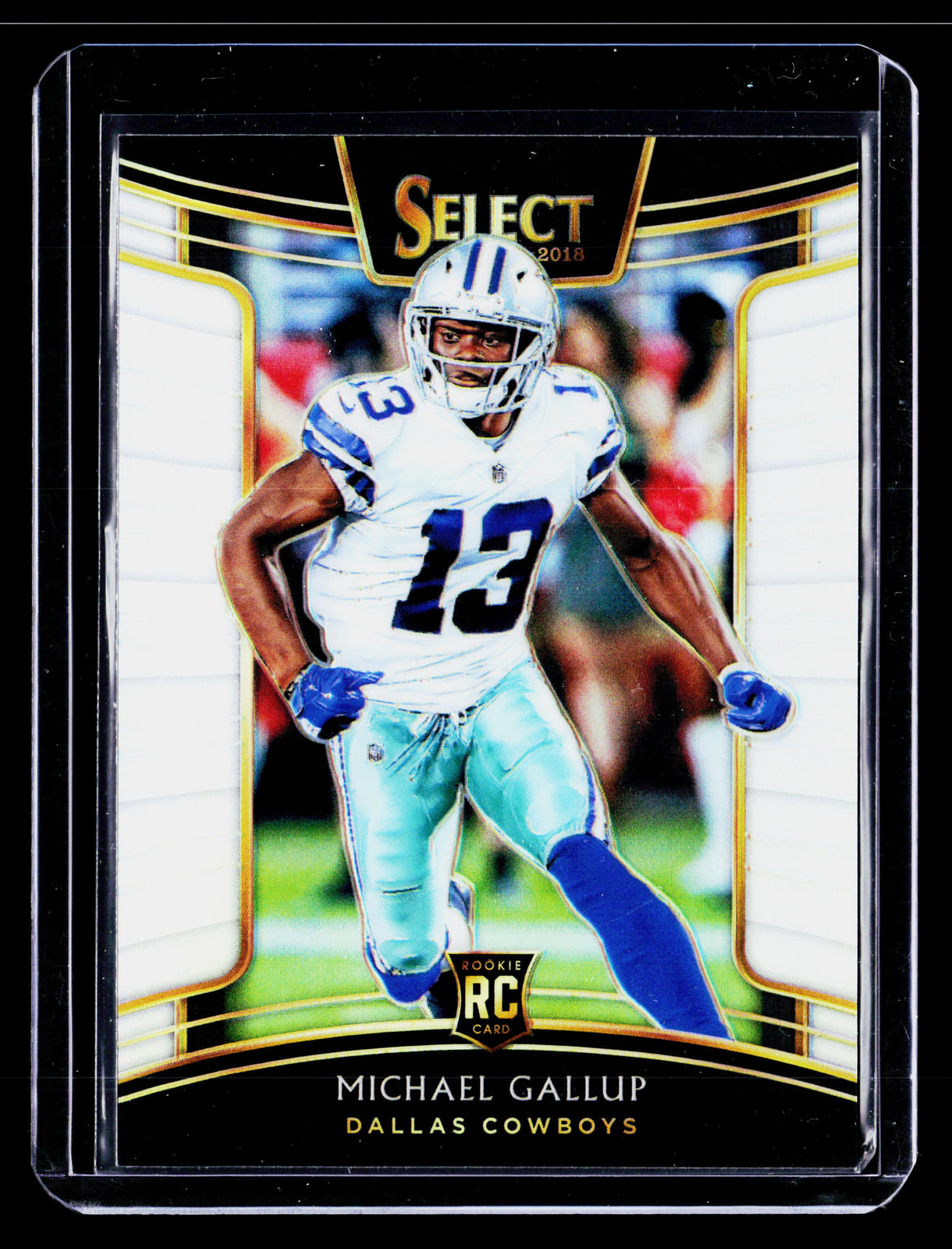 2018 Panini Select Silver Prizm Michael Gallup #94 RC Dallas Cowboys