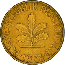 #365952 M&uuml;nze, Bundesrepublik Deutschland, 10 Pfennig, 1973, Stuttgart, SS, Br
