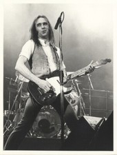 Status Quo Francis Rossi Guitar Concert Stamped Original 7x9 Photo Rare
