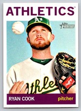 2013 Topps Heritage #124 Ryan Cook Oakland Athletics