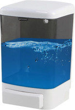 Wall Mounted Manual Soap Dispenser 1000ml, for Liquid Soap, Shampoo, Gel