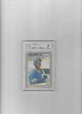 1989 FLEER BASBALL MARINERS KEN GRIFFEY JR RC BECKETT GRADED MINT 9