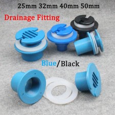 Fish Tank Pond Drainage Fitting Straight Pipe Connector 25/32/40/50mm Aquarium