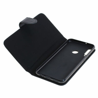 Book Case Etui Handytasche Tasche Hülle f. Huawei P40 Lite E (Schwarz)