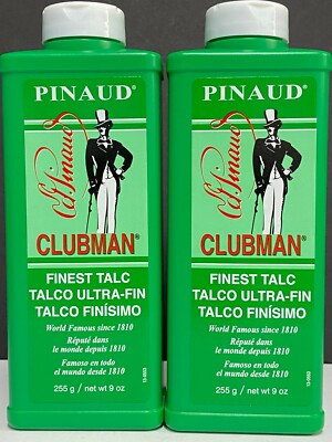 Pinaud Clubman Finest Talc ORIGINAL - 2 Pack / 9 oz EACH