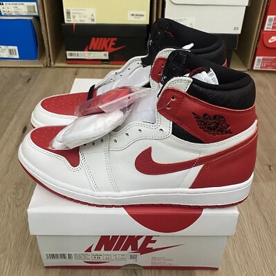 Air Jordan 1 | EU44 | Heritage | Retro High OG  | US10 | Nike Sneaker Red Black