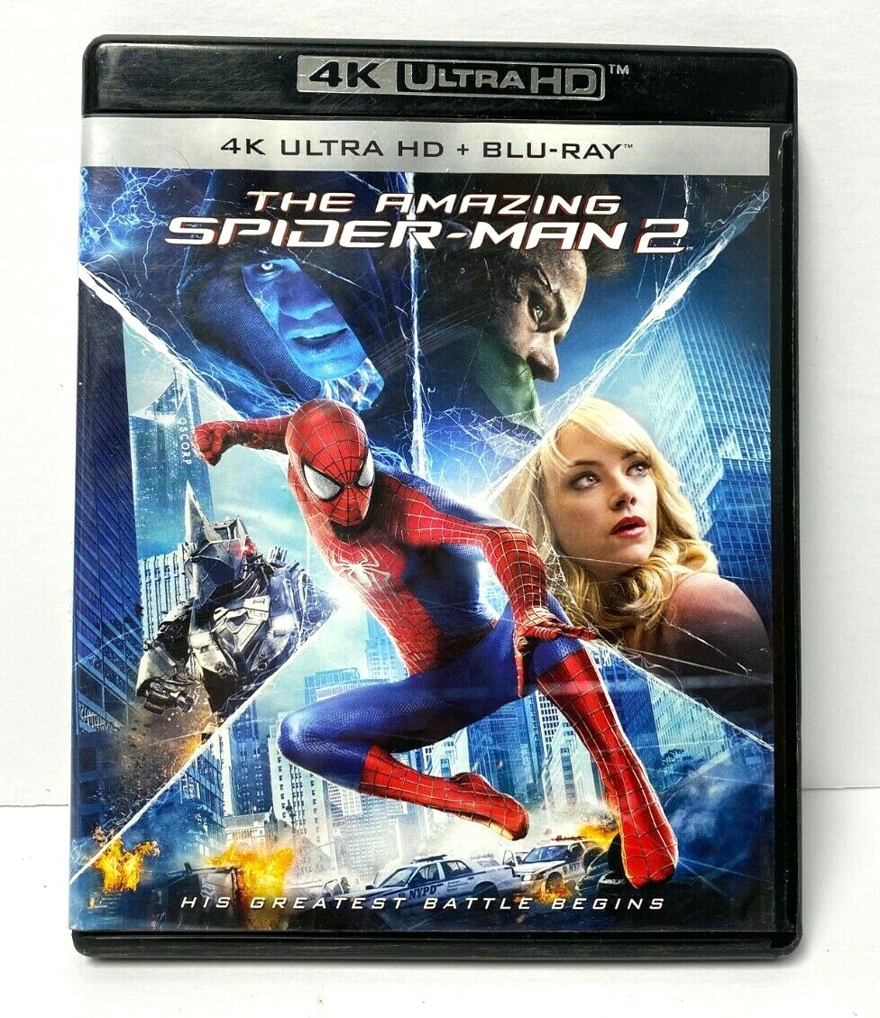 The Amazing Spider-Man 2, 4K Ultra HD+Blu-Ray 43396470408 | eBay