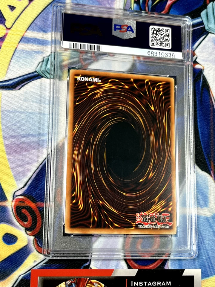 Yugioh Horus The Black Flame Dragon LV8 DR3-EN008 PSA 9 Ultra Rare - Image 3 of 4