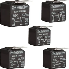 The Install Bay by Metra 10 Pack Economy 12 Volt 30/40 Amp Relay 12V 30A / 40A