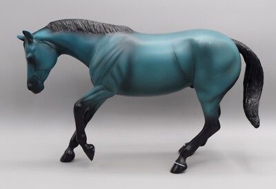Peter Stone Turquoise Performance Horse Blue & Black Traditional Scale Model '99
