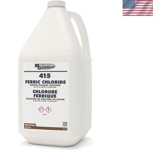 Ready-to-Use 4L Ferric Chloride Etchant for Metals Including Copper and Brass