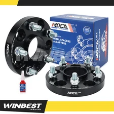 2x 20MM HUBCENTRIC Wheel Spacers 5x114.3 64.1mm Bore M12x1.5 for Honda Acura