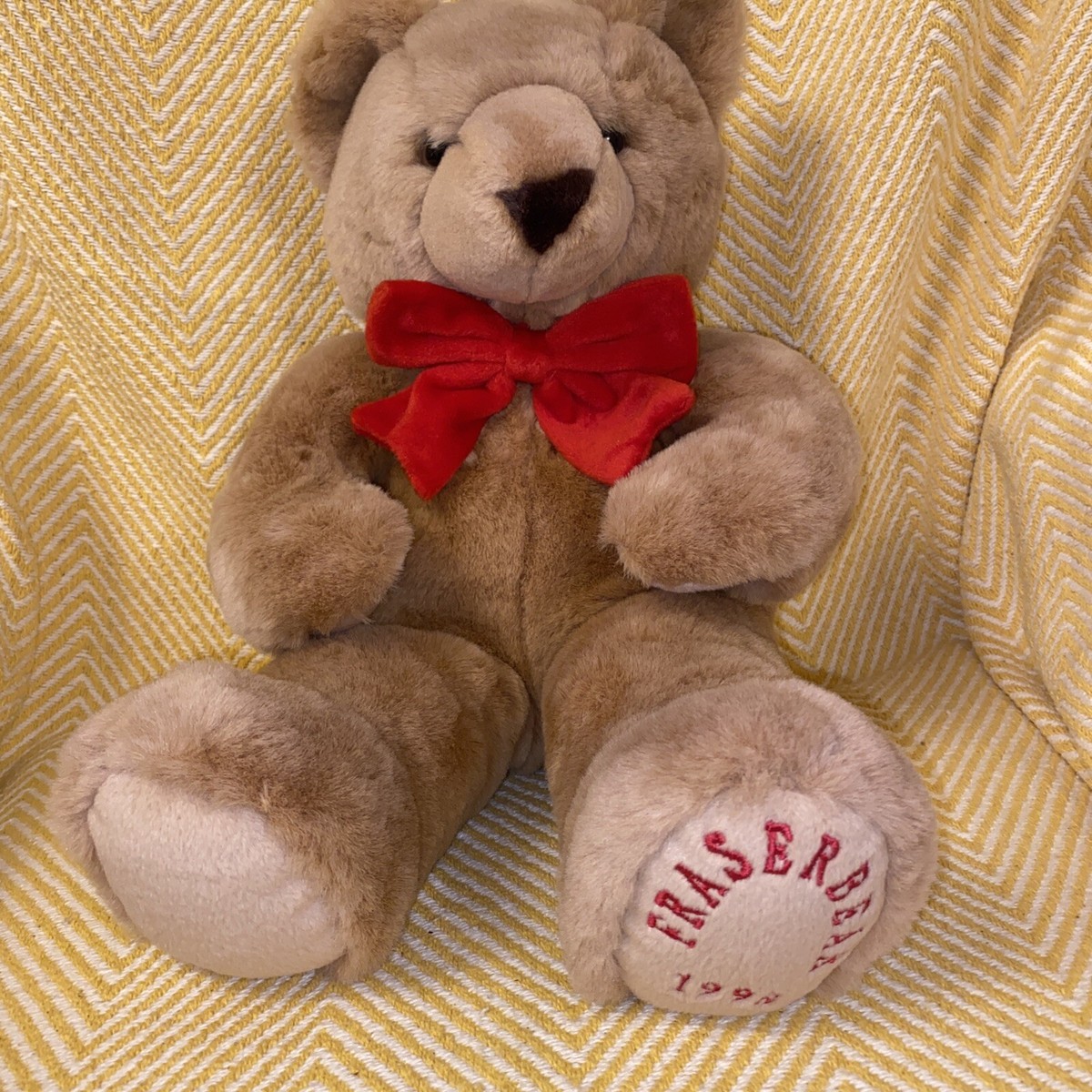 House Of Fraser, Fraser Bear 1998 Ltd Edition Plush Teddy Bear Soft Toy  Vintage