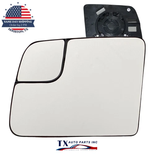 Side Mirror Glass for 2011-2013 FORD TRANSIT CONNECT Non-Heated Left Driver Side