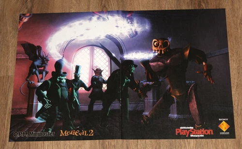 MediEvil 2 / Rollcage Stage II very rare Poster 30x46cm