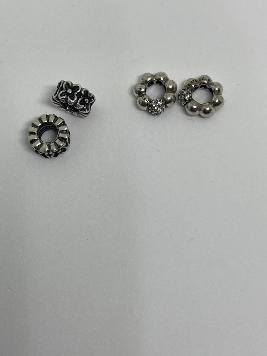 authentic pandora Spacers Retired No Stone Missing Each Pair $35