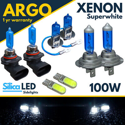 HB3 H7 501 100w Clear Xenon HID High/Low/Side Light Beam Headlight Bulbs
