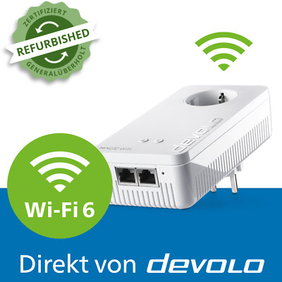 devolo Magic 2 WiFi 6 Powerline 2400 Mbps Mesh WLAN Verstärker 1x Adapter