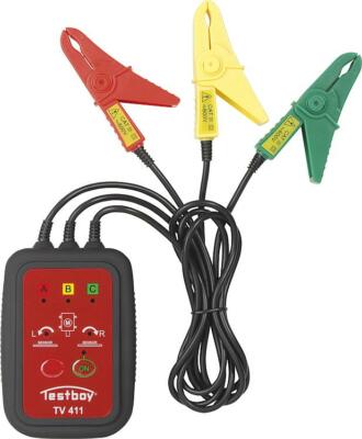 Testboy Drehfeld-Rotationstester TV411, 70-600V, AC, Anzeige: optisch, 6 LEDs