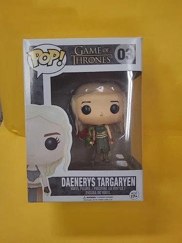 Funko Pop! Vinyl: Game of Thrones - Daenerys ( Dragon) #03 + MINI FUNKO KEYCHAIN