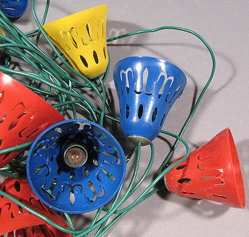 Garland Electric Christmas Light Bell Russian Old Vintage Soviet New Year USSR - Picture 3 of 7