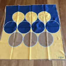 Vintage Raffaello Designer Scarf 26  Square Some Damage Possibly Wool Blend