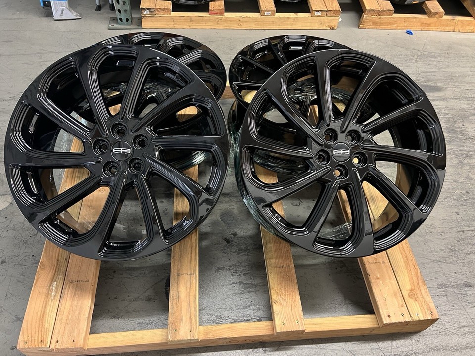 22” OEM Lincoln Nautilus Black Label Wheels Rims Factory Stock Original ...