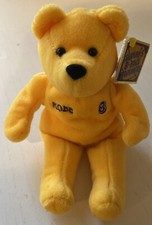 1999 LA Lakers 8 Kobe Bryant Yellow Beanie Bear With tags 