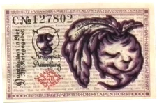 1919 Germany BIEFELD 10 Phennig Notgeld / Banknote