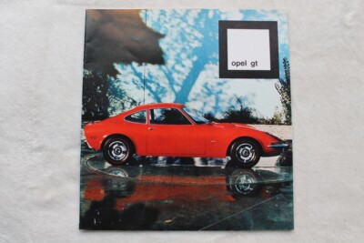32B 480 Opel GT Prototyp Design Studie Entwicklung Style Auto Prospekt Brochure