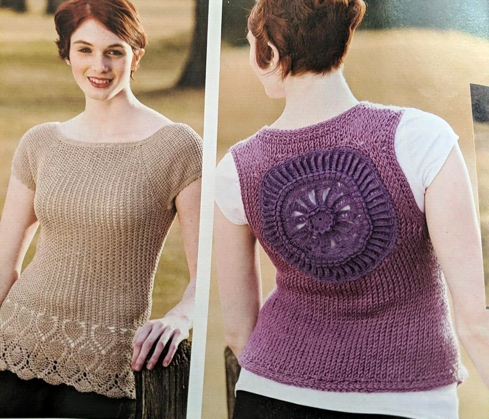 Interweave Crochet magazine Summer 2011: Irish crochet tunic girls dress jewelry - Image 4 of 4