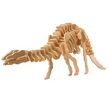 Woodcraft Construction Kit Little Apatosaurus Assembly Dinosaur 
