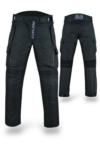 TLA EXPLORA Pantaloni moto a 2 strati - 4 stagioni con protezioni ed imbottitura - Foto 20 di 27