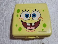 Tupperware SpongeBob SquarePants Sandwich Keeper Holder Lunch Container 2003