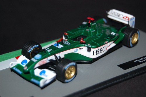 Altaya / Panini 1/43 Scale Jaguar R4 Cosworth 2003 Mark Webber Die Cast F1 Car