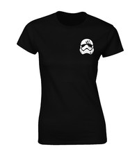 Image of SLASH TROOPER LB LADIES T SHIRT STAR JEDI WARS VADER SKYWALKER YODA GIFT TOP