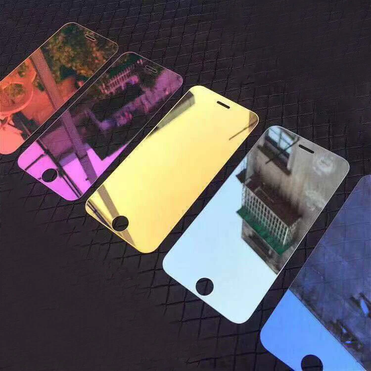 For iPhone 11 13 14 15 16 17 Pro Max Mirror Tempered Glass Film Screen Protector - Image 2 of 4