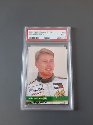 Mika Hakkinen #45 ROOKIE - Grid Formula 1 F1 1992 - PSA 9