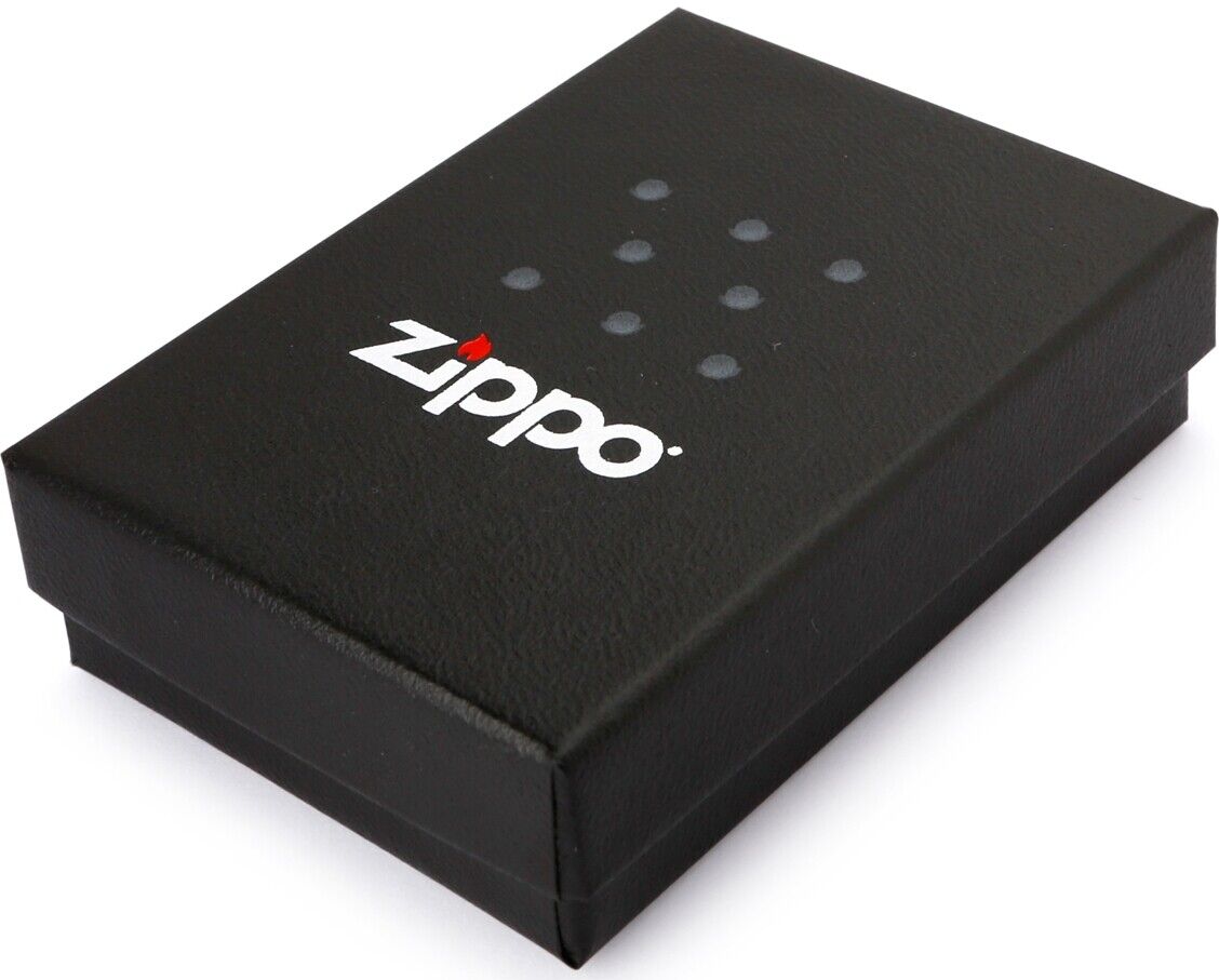 ZIPPO Spring Special, Checkered Zippo Logo, Brushed Chrome Auto Engrave  49205