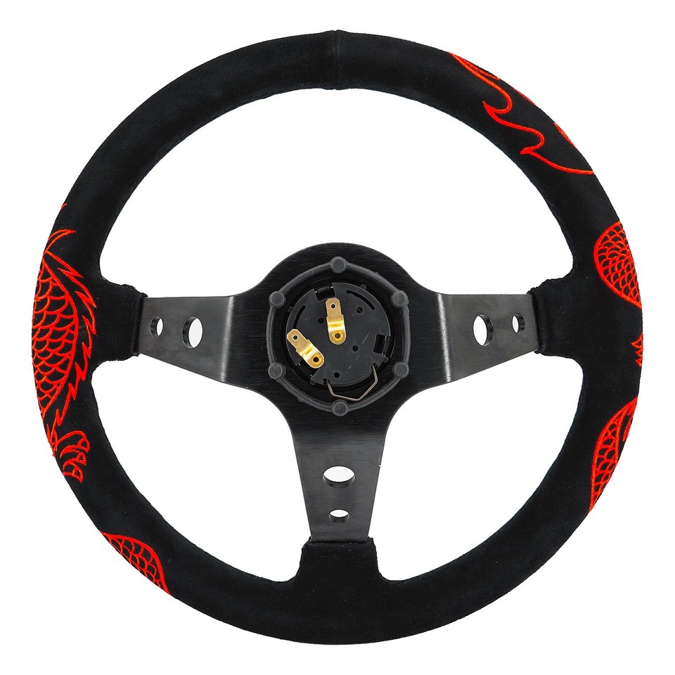 6Bolt Racing Steering Wheel + Hub Adapter Boss Kit for Civic, Del Sol