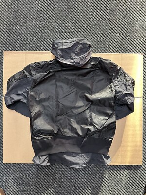 Nike X Sacai Layered Full Zip Hooded Bomber Jacket CV5732 010 Size