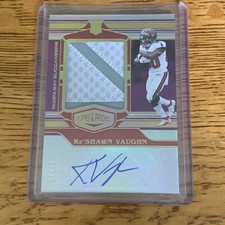 2020 Panini Plates And Patches Keshawn Vaughn RPA 2 Color Patch 7/25