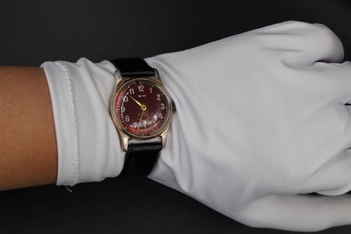 Vintage Soviet Wrist watch Pobeda Zim 15 jewels mechanical Men's USSR - Picture 12 of 13