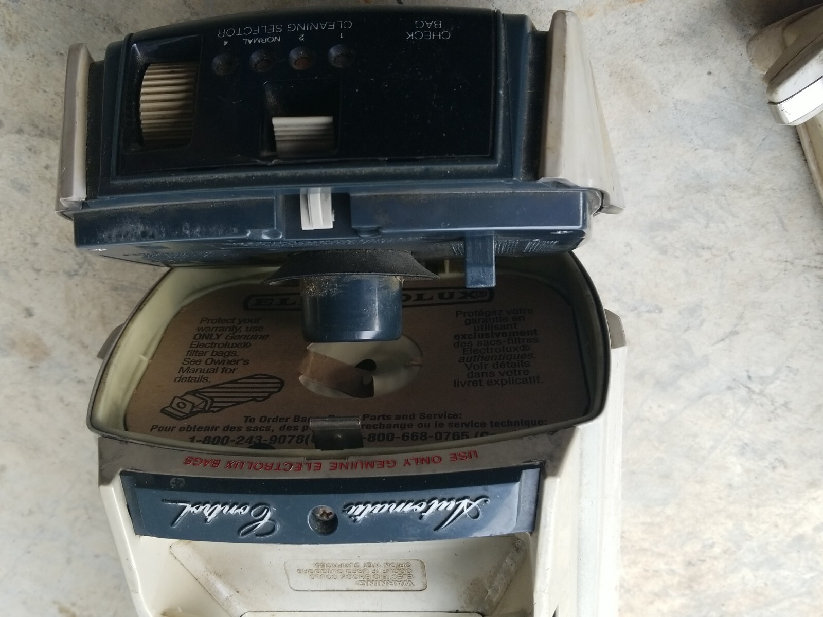 Vintage Electrolux Diamond Jubilee Canister Vacuum Cleaner Model 1521