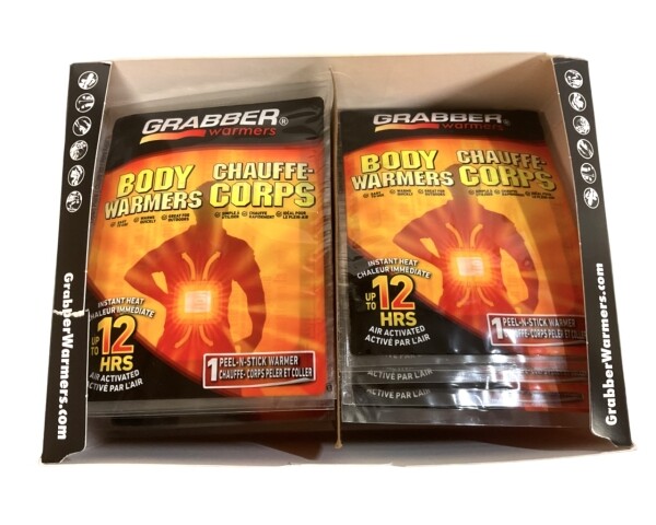 Grabber Adhesive Body Warmers - Box of 40 Warmers